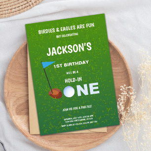 Golf Par-T-shirt Uitnodigingen