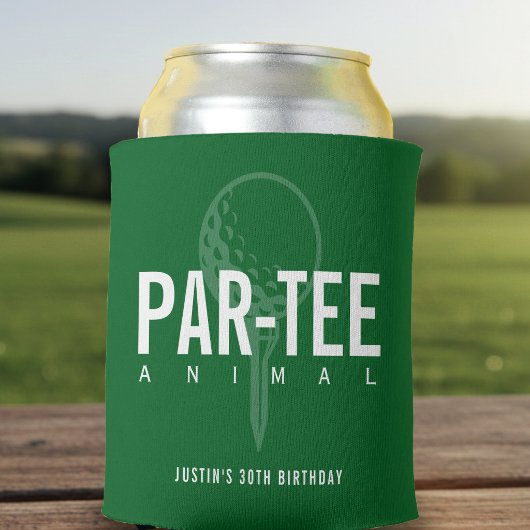 Golf Par-Tee Dieren Verjaardagsfeestje Blikjeskoeler