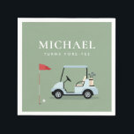 Golf Par-tee Servetten<br><div class="desc">Golf Servetten</div>