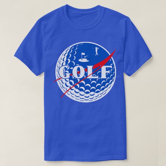 Golf Parodie Grafisch Ontwerp T-shirt (Design voorkant)