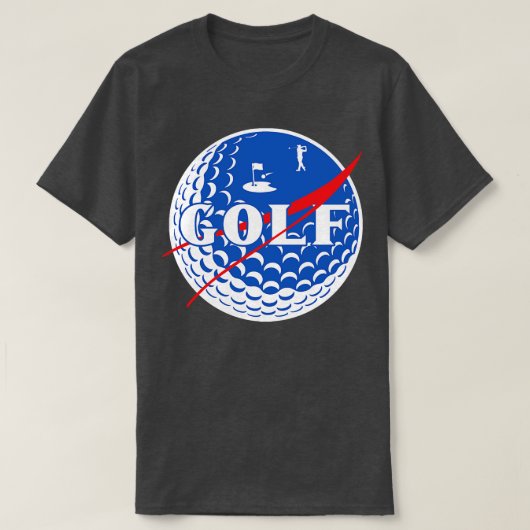 Golf Parodie Grafisch Ontwerp T-shirt (Design voorkant)