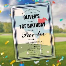 Golf Partee Birthday Party