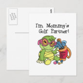 Golf Partner T-shirts en cadeautjes voor mama schi Briefkaart (Voorkant / Achterkant)