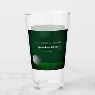 Golf Party Bachelor Party Golfers Groene golfbal Glas