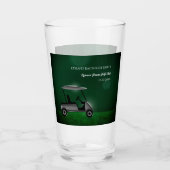 Golf Party Bachelor Party Golfers Groene golfkar Glas (Voorkant)