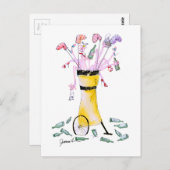 Golf party bag, tony fernandes briefkaart (Voorkant / Achterkant)