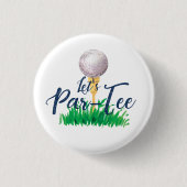 Golf Party Button (Voorkant)