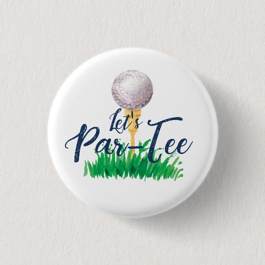 Golf Party Button (Voorkant)