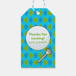 Golf Party Cadeaulabel