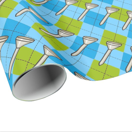 Golf Party Cadeaupapier (Rol Hoek)