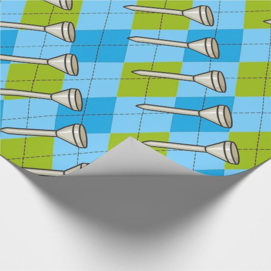 Golf Party Cadeaupapier (Hoek)