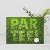 Golf Party Kaart (Staand voorkant)