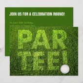 Golf Party Kaart (Voorkant / Achterkant)