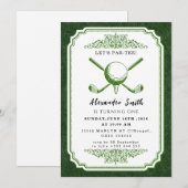 Golf Party Kaart (Voorkant / Achterkant)