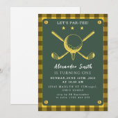 Golf Party Kaart (Voorkant / Achterkant)