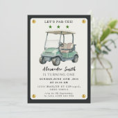 Golf Party Kaart (Staand voorkant)