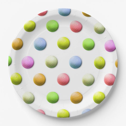 Golf Party Papieren Bordje (Voorkant)