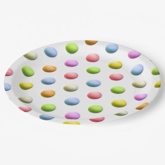 Golf Party Papieren Bordje (Gekanteld)