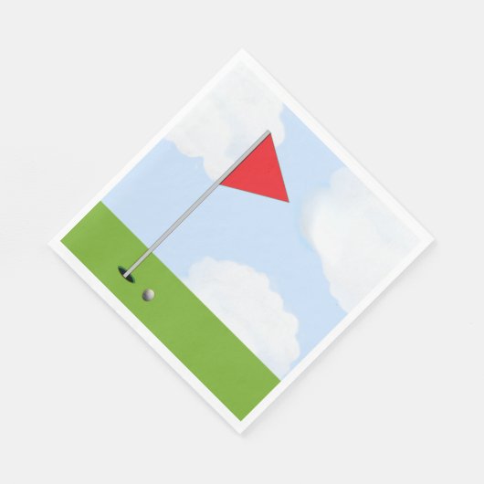 Golf Party Servetten (Hoek)