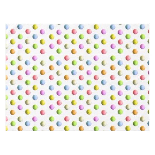 Golf Party Tafelkleed (Voorkant (Horizontaal))