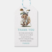 Golf Party Volwassen Verjaardag Cadeaulabel (Voorkant)