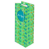 Golf Party Wijn Cadeautas (Voorkant Gekanteld)