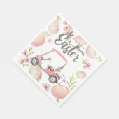 Golf Pasen voor golfer waterverf Spring Servet (Hoek)