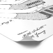  Golf Patent Poster 2 Black op White (Hoek)