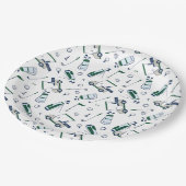 Golf Patroonpapier Borden Papieren Bordje (Gekanteld)