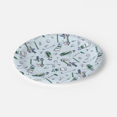 Golf Patroonpapier Borden Papieren Bordje (Gekanteld)