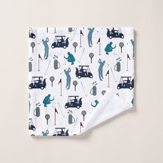 Golf Pattern Bad Handdoek (Wasdoekje)