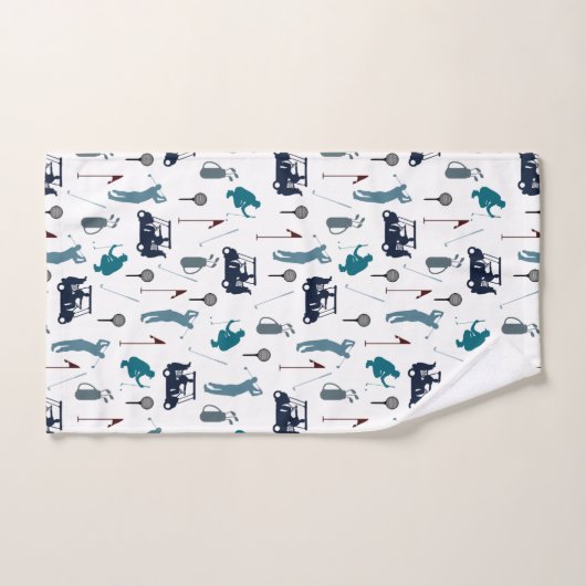 Golf Pattern Bad Handdoek (Handdoek)