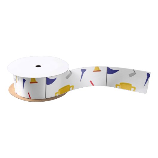 Golf PATTERNS Satijnen Lint (Spoel)