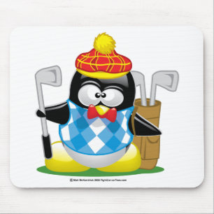 Golf Penguin Muismat