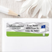 Golf Pensioen Adresetiketten Etiket (Insitu)