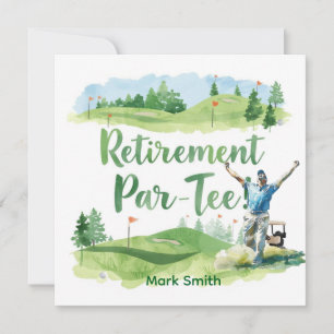 Golf pensioen golfer uitnodiging