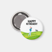 Golf pensioen voor golfer magneet (Voorkant / Achterkant)