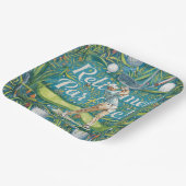 Golf pensioen voor golfer papieren bordje (Gebogen)