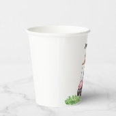 Golf pensioen voor vrouwelijke golfer papieren bekers (Rechts)