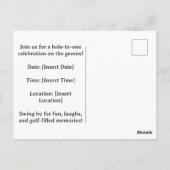 GOLF PENSIOENPARTY op het grasveld Briefkaart (Achterkant)
