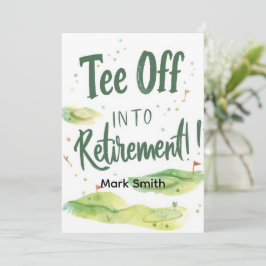 GOLF PENSIONERING, Relax & ParTee voor golfer Kaart