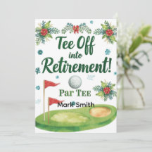 GOLF PENSIONERING T-shirt off ParTee voor golfer