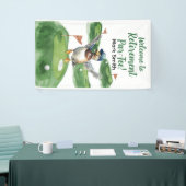 GOLF PENSIONERING T-shirt off ParTee voor golfer Spandoek (Beurs)