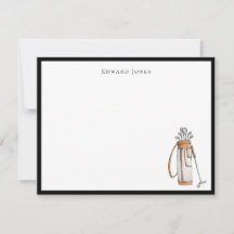 Golf personaliseert Notitiekaart