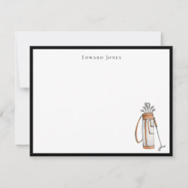 Golf personaliseert Notitiekaart