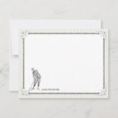  Golf - Persoonlijke flatpanel kaarten - Man Notitiekaartje (Voorkant)