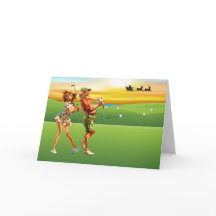 GOLF Persoonlijke of Zakelijke Kerstkaarten