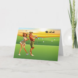 GOLF Persoonlijke of Zakelijke Kerstkaarten Kaart