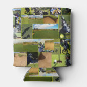 Golf Photo Collage Blikjeskoeler (Achterkant)