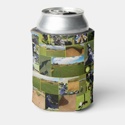 Golf Photo Collage Blikjeskoeler (Blikje Achterkant)